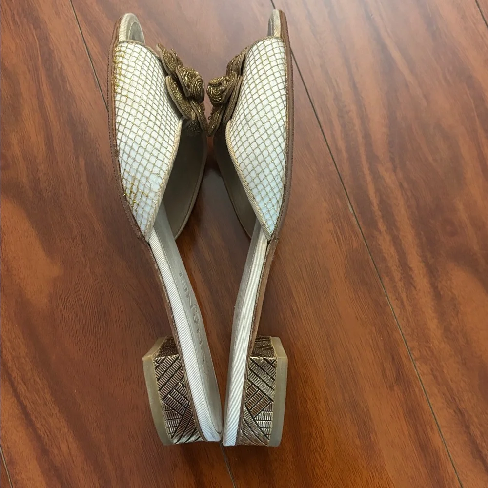 Chanel Size 38.5 Interlocking CC Logo Slides
